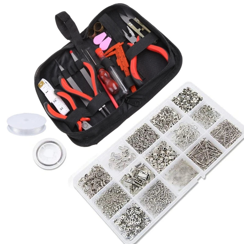 Jewelry Making Tools Set with Supplies Kit, Wires, Findings