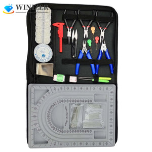 Jewelry Making Tools with Earring Charms Findings Pliers Set