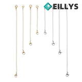 8Pcs Jewelry Extension Chain with Lobster Clasp Closure