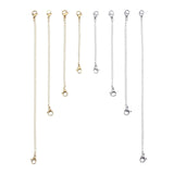 8Pcs Jewelry Extension Chain with Lobster Clasp Closure