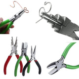 3-Piece Jewelry Pliers Wire Cutter Beading Repair Crafting Kit