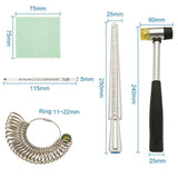 Ring Sizer Mandrel Sticker Finger Gauge Jewelry Measuring Tool