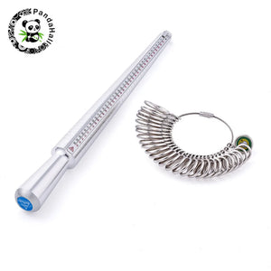 Jewelry Measuring Tool Set - Ring Mandrel, Ring Sizers, Finger Measure, Hammers