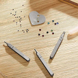 DIY Jewelry Metal Stamping Tool for Flat Back Crystals Setter 87HB