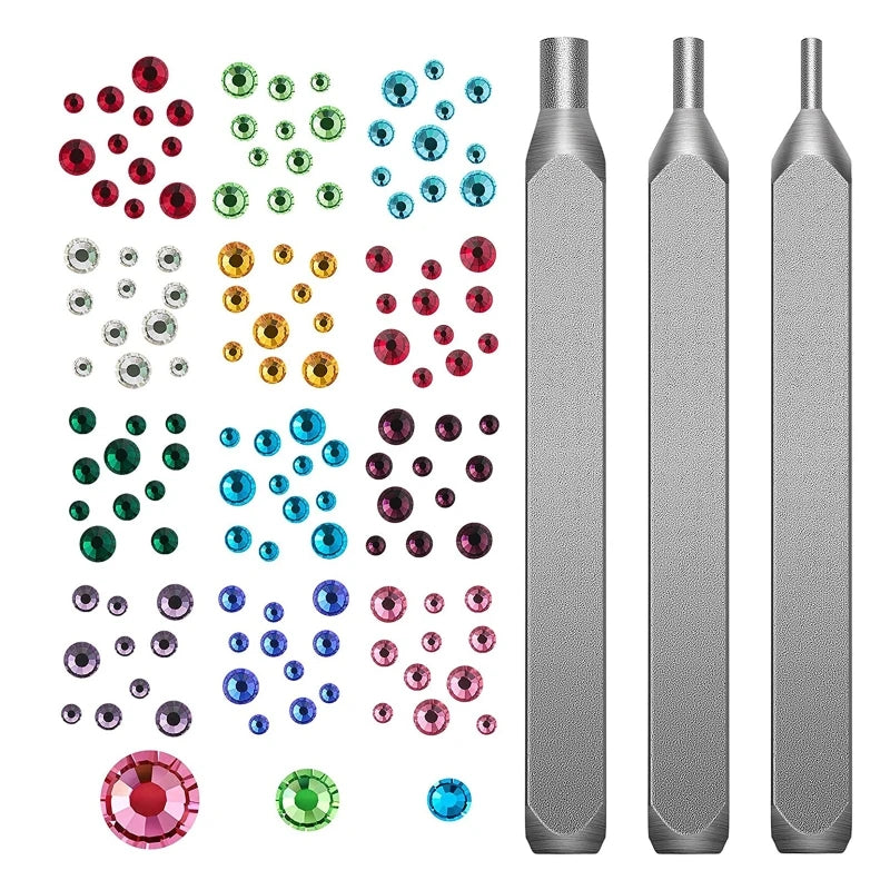 DIY Jewelry Metal Stamping Tool for Flat Back Crystals Setter 87HB