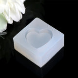 Silicone Jewelry Mold Heart Shapes Pendant Resin Cake DIY Craft Tools
