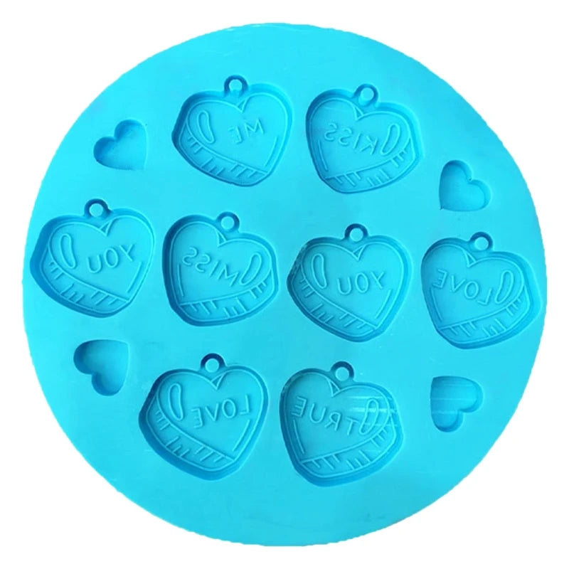 Love Silicone Molds for DIY Keychain Crafting