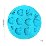 Love Silicone Molds for DIY Keychain Crafting