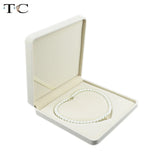 Beige Velvet Necklace Box Wedding Favors