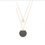 Double Layer Racket Necklace for Women