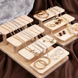 Wooden Jewelry Organizer Display Stand Sunglasses Holders Storage