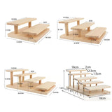 Wooden Jewelry Organizer Display Stand Sunglasses Holders Storage