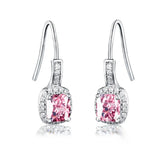 Big Diamond Classic Hook Earrings Three Colors with Box