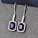Big Diamond Classic Hook Earrings Three Colors with Box