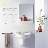 Acrylic Jewelry Wall Display Stand 12-Bit Hook