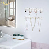 Acrylic Jewelry Wall Display Stand 12-Bit Hook