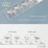 Acrylic Jewelry Wall Display Stand 12-Bit Hook