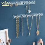 Acrylic Jewelry Wall Display Stand 12-Bit Hook