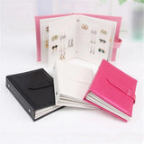 Portable Leather Earrings Studs Display Rack