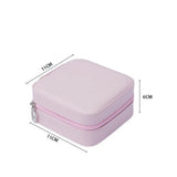 Jewelry Organizer Storage Casket Travel Earrings Necklace Ring Holder