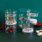 360 Degree Rotatable Jewelry Box with Lid