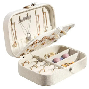 Jewelry Organizer Box Display Travel Storage DIY Necklace Earring Ring Case