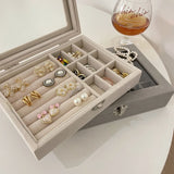 Velvet Stray Kids Jewelry Organizer Box - Storage Case