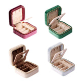 Jewelry Organizer Box with Mirror Large Capacity Storage