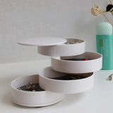 Jewelry Organizer Case 4 Layers Necklace Bracelet Ring Earring Display
