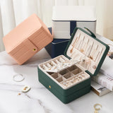 3-Layer Jewelry Box Earrings Necklace Storage Organizer
