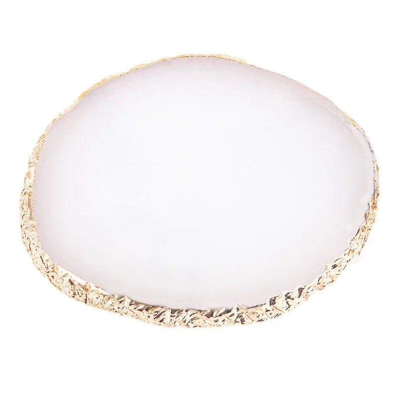 Hand-Painted Jewelry Display Plate Organizer
