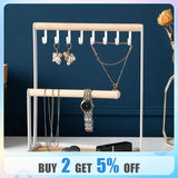 Jewelry Organizer Display Stand Earrings Necklaces Bracelets Storage Rack