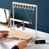 Jewelry Organizer Display Stand Earrings Necklaces Bracelets Storage Rack