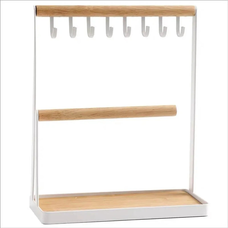 Jewelry Organizer Display Stand Earrings Necklaces Bracelets Storage Rack