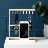 Jewelry Organizer Display Stand Earrings Necklaces Bracelets Storage Rack