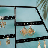 DIY Jewelry Organizer Display Stand with Wooden Base