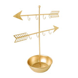 Round Tray Jewelry Organizer Display Stand Pendant Shelf