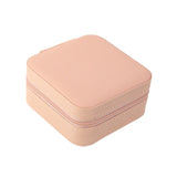 Jewelry Organizer Display Travel Case PU Leather Portable Necklace Box