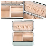 Portable Jewelry Organizer Travel Case with Grids