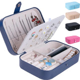 Double Layer Jewelry Case Boxes Portable Necklace Box