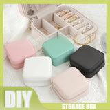 Portable Jewelry Organizer Travel Case Necklace Ring Box
