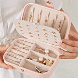 Travel Jewelry Case Box Earring Holder