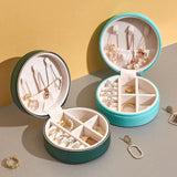 Portable Jewelry Organizer Travel Case Mini Necklace Box Earring Ring Holder