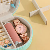 Portable Jewelry Organizer Travel Case Mini Necklace Box Earring Ring Holder