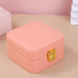 Portable Leather Jewelry Box for Women