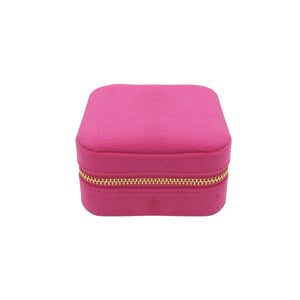 Portable Jewelry Box Leather Storage Organizer Display Travel Jewelry Case Boxes