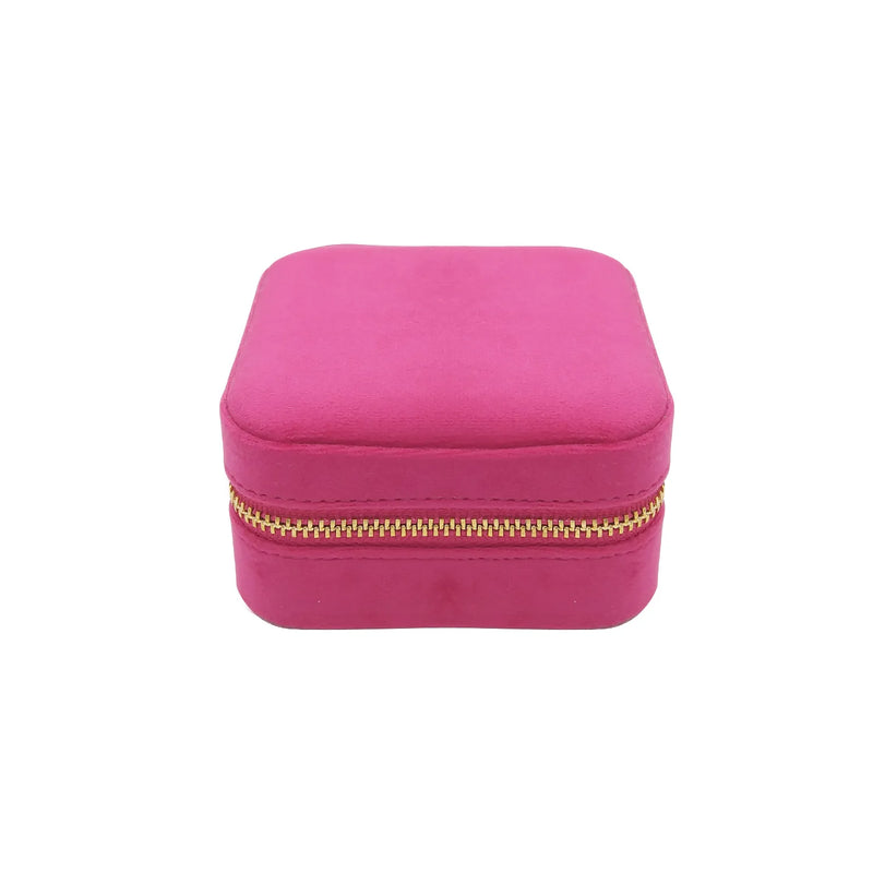 Portable Jewelry Box Leather Storage Organizer Display Travel Jewelry Case Boxes