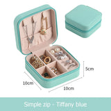 Travel Jewelry Case Boxes Portable Storage Organizer Earring Holder