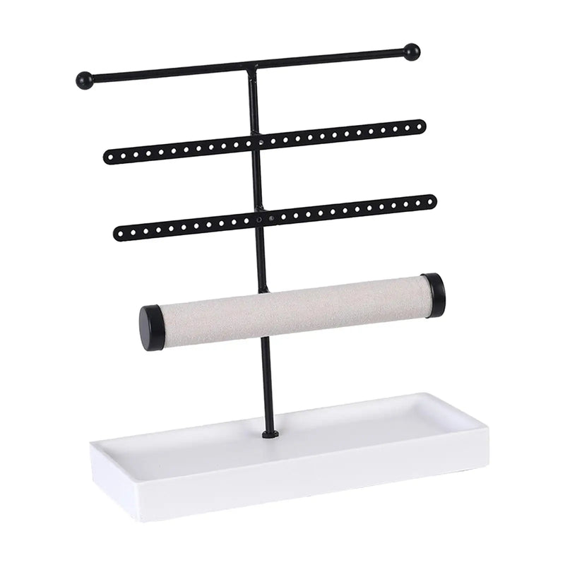 Five Tier Jewelry Tree Stand Earring Holder Display Stand