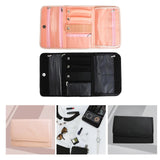 Foldable Jewelry Organizer Portable Lightweight Accs for Ring Necklace Earrings